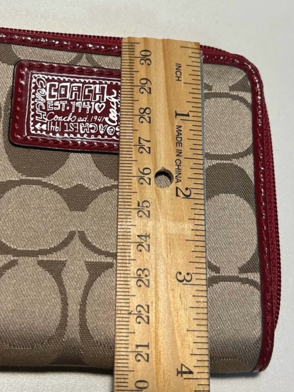 EUC!! Coach Poppy Wallet/ Wristlet - Picture 8 of 8